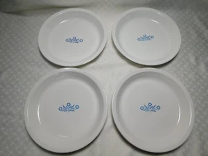 Juego de 4 platos de pastel de aciano azul Corning, 9", P-309 - Imagen 1 de 7