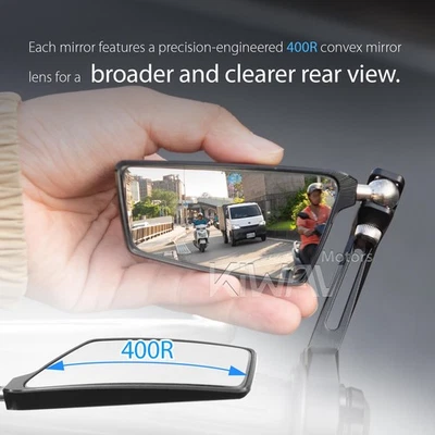 Espejo de extremo de barra IZQUIERDO X1 SALTO negro ajuste Moto Guzzi V7 III Milano roscado OEM barra Foto 1 de 4