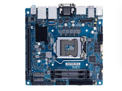 Intel Q470E Motherboard LGA1200 for the 10th Gen CPU 2DDR4 SO-DIMM 2*DP/LVDS - Image 1 of 2