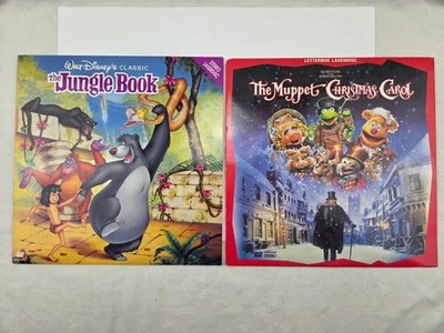Muppets Christmas Carol and Disney Jungle Book Laserdisc Foto 1 de 3