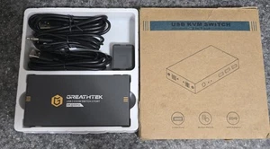 8K@60Hz KVM Switch 2 DisplayPorts, HDMI, USB 3 .0 - Afbeelding 1 van 1
