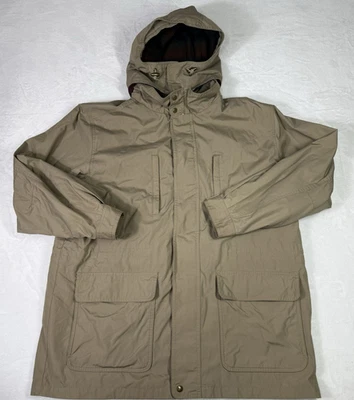 Lands End Coat Mens XL 46-48 Parka Hooded Heavyweight Wool Lined Very Warm - Image 1 of 4