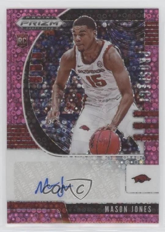 2020 Prizm Draft Picks Prospect Fast Break Pink /25 Mason Jones Rookie Auto RC - Image 1 of 2