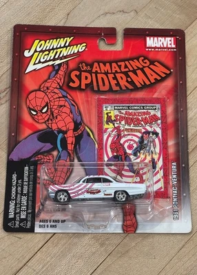 Pontiac Ventura 1961 Johnny Lightning Marvel The Amazing Spider-Man sin usar, en caja Foto 1 de 4
