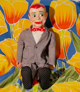 Working JERRY MAHONEY 24" 1950s Composition Ventriloquist Dummy - Paul Winchell - Picture 1 of 15
