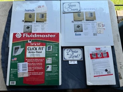 4- Paneles de plástico para puertas de acceso de plomería Foto 1 de 4