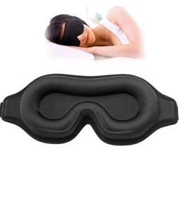 Sleep Eye Mask for Side Sleeper, Lash Extensions 3D Contoured Cup Sleeping Ma... - Picture 1 of 6