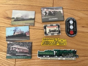 Lot of 8 Train Locomotive Refrigerator Magnets - Picture 1 of 2
