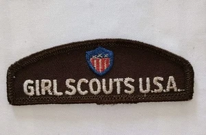 Pfadfinder USA Mitgliedschaft Uniform Patch bestickt 80er Jahre - Bild 1 von 4