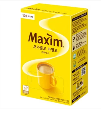 100 Палочек Maxim Mocha золото мягкий кофе смесь мгновенный Корейский Бесплатная доставка, kor продавец - Изображение 1 из 2