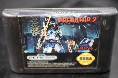 Predator 2 (Sega Genesis, 1992) Authentic Game Cartridge Only Tested Works - Image 1 of 2