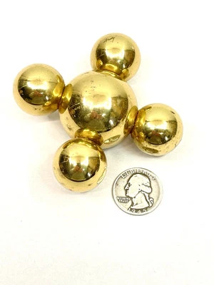 OVI Set of Sputnik Cluster FINIALS/Balls Hollywood Regency Accent Table MCM - Image 1 of 4