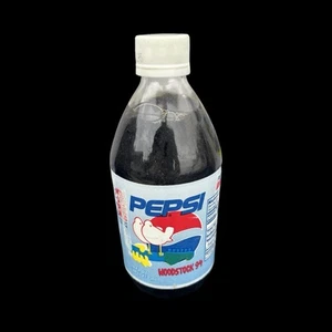 Pepsi Cola Woodstock 94 Music Festival 16oz Unopened Glass Bottle ~ RARE - Picture 1 of 2