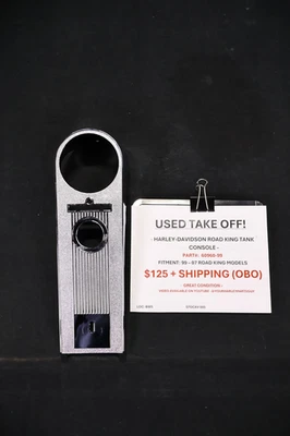Consola Harley-Davidson Road King | OEM #60960-99 | Se adapta a 1999-2007 FLHR Foto 1 de 4