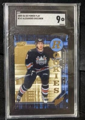 2005-06 Upper Deck Power Play Alexander Ovechkin Rookie RC #143 clasificación SGC 9,5 Foto 1 de 2