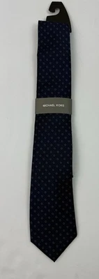 Corbata de cuello Michael Kors 100 % seda lunares azules para hombre Foto 1 de 4