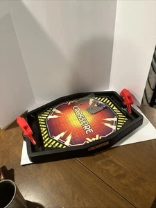 1980’s Milton Bradley Crossfire Game With Pucks And Steel Balls - Bild 1 von 4