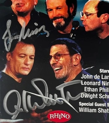 First Men in the Moon VHS (1998 Sci-Fi) Signed Leonard Nimoy & William Shatner - Image 1 of 4