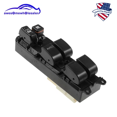 Interruptor de janela de energia dianteiro esquerdo do motorista 84820-12340 para 1998-2000 Toyota RAV4 2.0L - Imagem 1 de 4