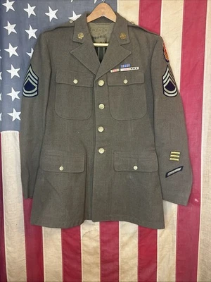 Original WW2 US Army Military Police Dress Uniform Jacket B423 - Image 1 of 4