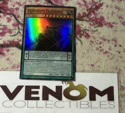 1x (VLP) *FRENCH* Qliphort Stealth MP15-EN210 Ultra Rare 1st Edition YuGiOh - Image 1 of 4