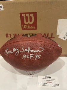 Lee Roy Selmon signed Wilson Authentic Autograph NFL Football with "HOF 95" COA - Picture 1 of 10