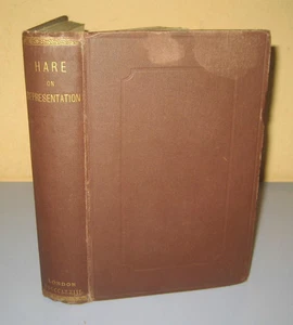 L'ELEZIONE DEI RAPPRESENTANTI Parlamentare e Comunale Thomas Hare 1873 - Foto 1 di 7