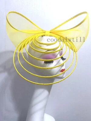 Fascinators Hat Women Weddings Headwear Bow Party new - Image 1 of 4