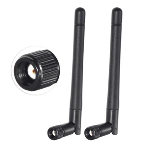 2x 2.4GHz 5GHz RP SMA Antenna for 600Mbps Dual Band USB Wireless Adapter WiFi - Picture 1 of 10