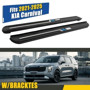 Fits KIA Carnival 2022-2024 2025 Running Boards Side Steps Pedals Nerf Bar ALU - Foto 1 di 10