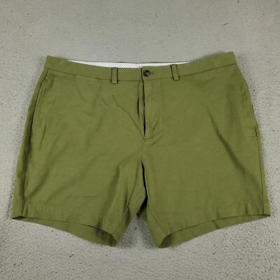 Pantalones Cortos Brooks Brothers Para Hombre Talla 2XL 41 Cintura Verde Frente Plano Chino Foto 1 de 4