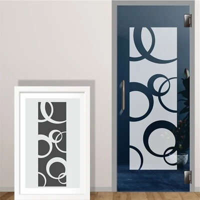 Aufkleber für Glastür Klebefolie Glas Tür Dekor Folie Sticker Küche Tattoo  097 - Bild 1 von 3