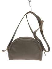 IL BISONTE Shoulder Bag Leather BEG Solid Color BCR004