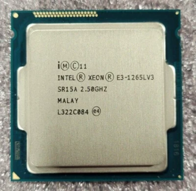 Процессор Intel Xeon E3-1265L V3 2,5 ГГц 4-ядерный 45 Вт ЦП LGA1150 SR15A - Изображение 1 из 2