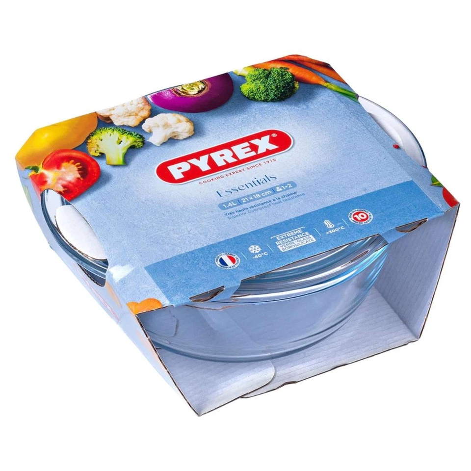 Casseruola Tonda con Coperchio 3.2 Litri Trasparente - Immagine 1 di 1