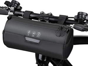 Fahrrad Lenkertasche wasserdicht - Fahrrad Lenker Rolltasche mit großem Reflektor - Bild 1 von 12