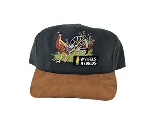 Vintage Wyffels Hybrids Snapback Pheasant With Wagon Wheel Hat Cap K-Products - Picture 1 of 5