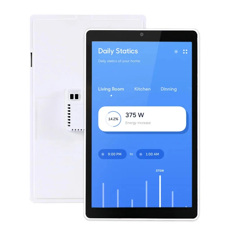 Smart Home Tablet 8'' RJ45 800*1280 Capacitive Touch Panel Wall Mount POE Tablet - Image 1 of 4
