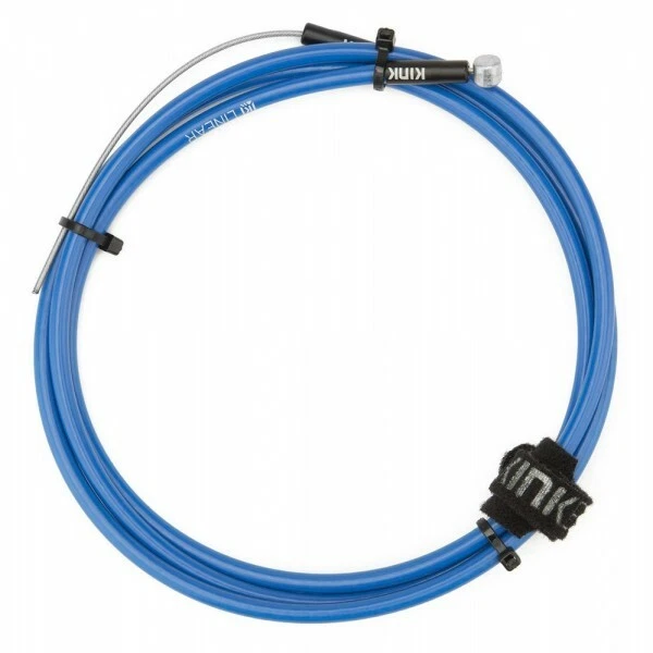 Cable de freno lineal Kink con correa (azul) 50" para bicicletas BMX Foto 1 de 1