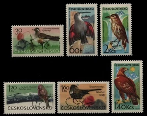 Checoslovaquia 1965 - Mi-N.o 1568-1573 ** - Estampillada sin montar o nunca montada - Pájaros / Pájaros - Imagen 1 de 1