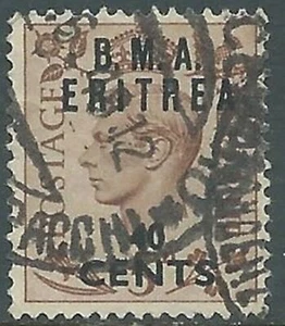 1948-49 OCCUPAZIONE BRITANNICA ERITREA BMA USATO 40 CENT - RB39-2 - Picture 1 of 1