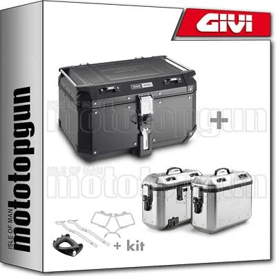 GIVI BAULETTO OBKN58B + VALIGIE DLMK36A HONDA CB 500 X 2013 13 2014 14 2015 15 Foto 1 de 4
