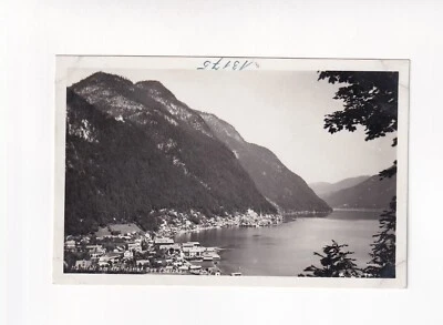 D8073) HALLSTATTT am Hallstättersee - superbe carte postale photo noir et blanc - Photo 1/2