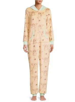 Traje Baby Yoda Grogu Union Star Wars Pijama de una pieza para mujer talla mediana Foto 1 de 4