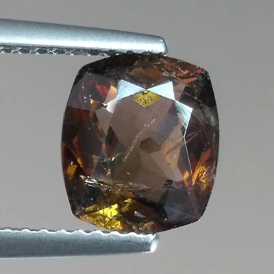 2.51cts Rare Gem Cushion Natural Axinite Loose Genuine Gemstones - Image 1 of 4