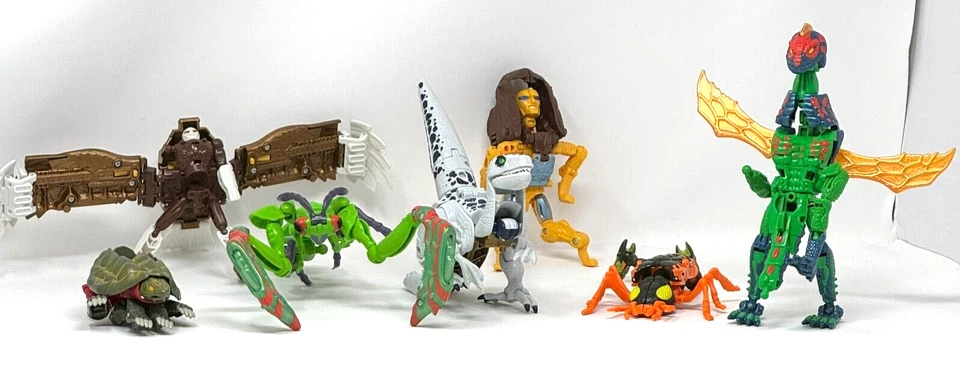 Hasbro Transformers Beast Wars Action Figure Lot of 7 Incomplete Grimlock +More - Image 1 of 4