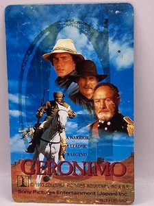 Geronimo 1993 /an Legend American Movie Teleca Japanese Telephone Card 50 NTT - Picture 1 of 5