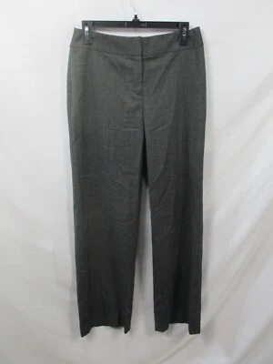 Jones New York Pants Womens 4 Gray Dress Straight Leg Zip Hook Eye Polyester - Image 1 of 4