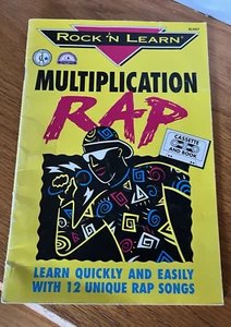 Rock 'N Learn Multiplication RAP booklet 1992 No Cassette Brad & Richard Caudle - Picture 1 of 7