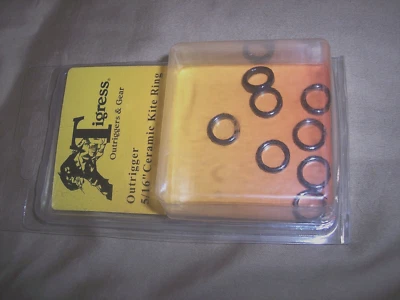 Anillo de cometa de cerámica estabilizador tigresa genuino 5/16" cerámica 8 anillos de cometa #88661 Foto 1 de 4